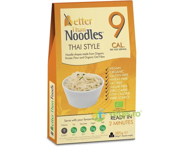 Taitei din Konjac Thai Style fara Gluten Ecologici/Bio 385g