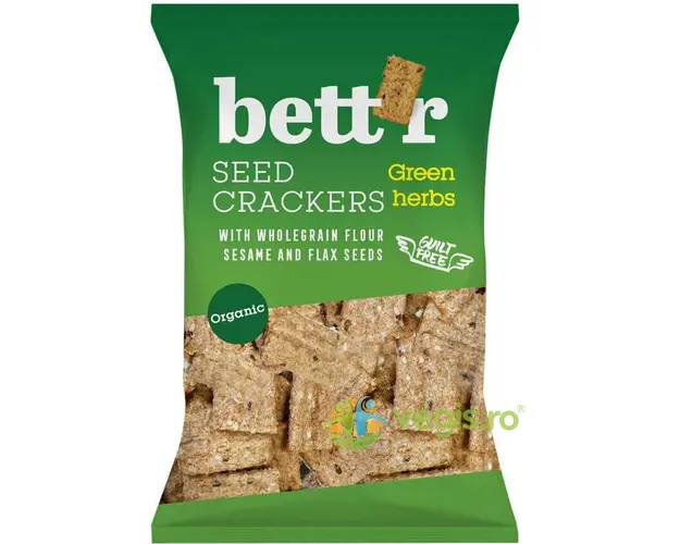 Crackers Integrali cu Ierburi Ecologici/Bio 150g