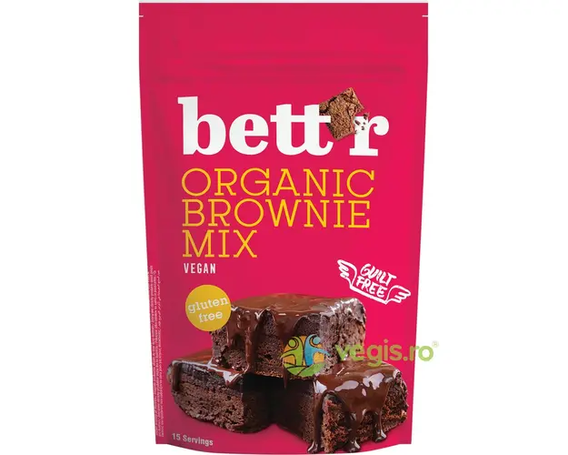 Mix pentru Prajitura Brownie fara Gluten Ecologic/Bio 400g
