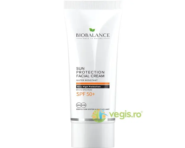 Crema Protectie Solara Foarte Inalta UVA & UBV SPF50+ pentru Fata 75ml