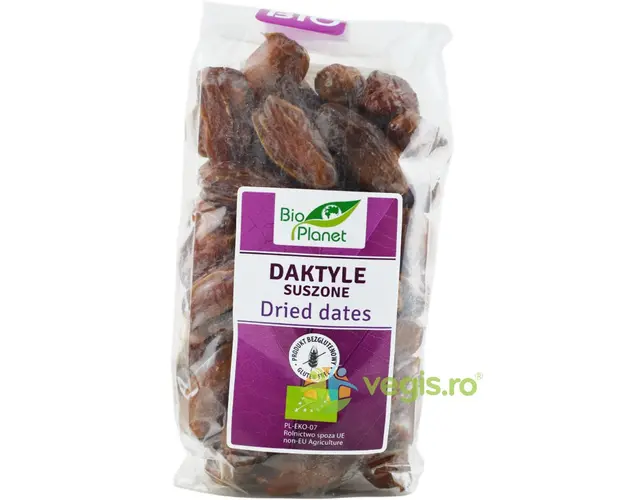 Curmale Uscate fara Gluten si fara Samburi Ecologice/Bio 400g