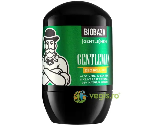 Deodorant Natural pentru Barbati cu Aloe Vera si Extract de Ceai Verde Gentlemen 50ml