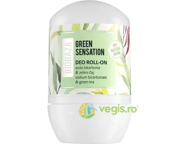 Deodorant Roll-On Natural pentru Femei cu Piatra de Alaun Green Sensation 20ml
