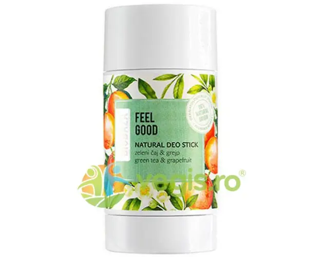 Deodorant Stick Natural cu Grapefruit si Ceai Verde Feel Good 50ml