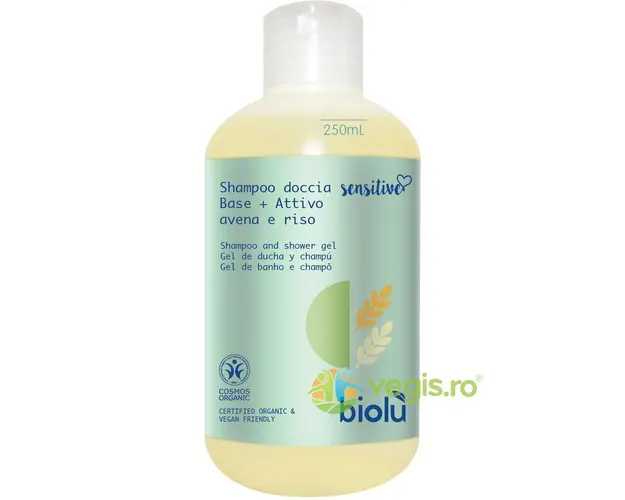 Gel de Dus si Sampon Sensitive Bio 250ml