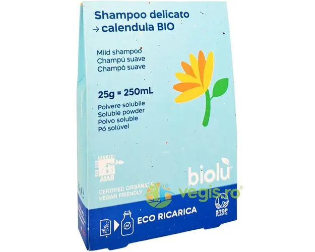 Sampon cu Galbenele Eco-Refill Ecologic/Bio 25g