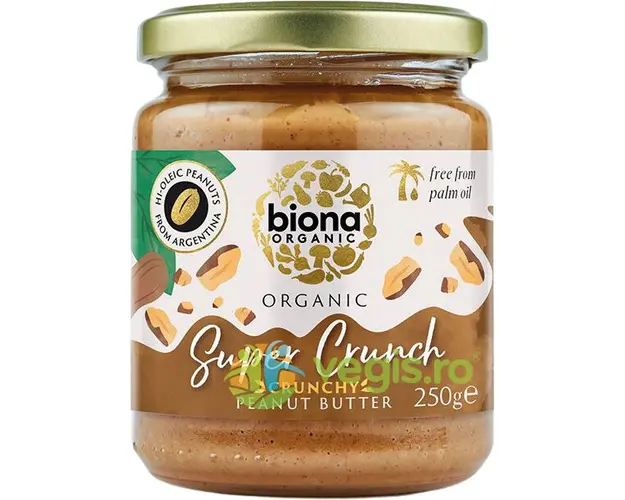 Pasta de Arahide Crocanta Hi-Oleica Ecologica/Bio 250g