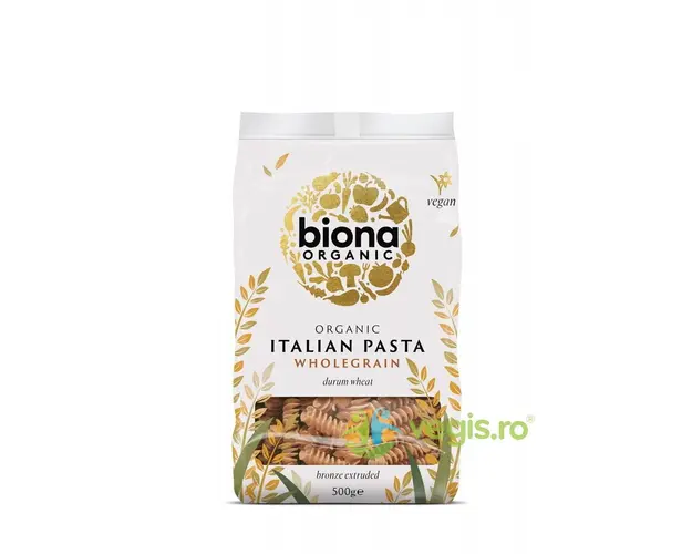 Fusili Integrali din Grau Dur EcologicI/Bio 500g