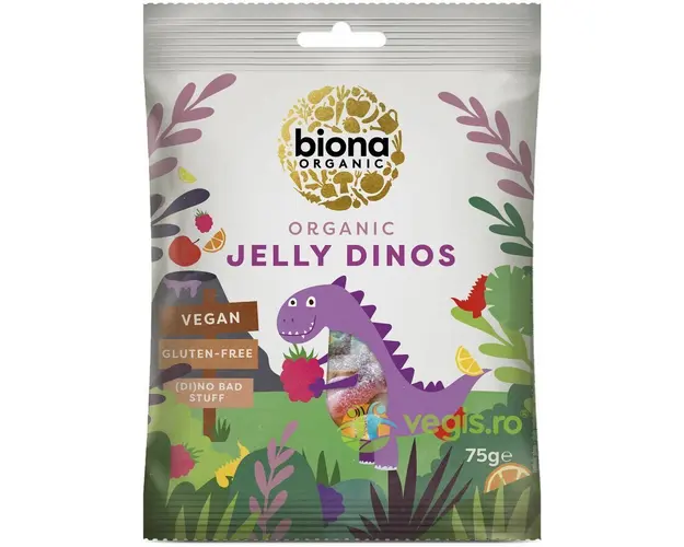 Jeleuri Dino fara Gluten Ecologice/Bio 75g