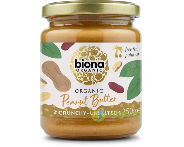 Pasta de Arahide Crocanta fara Sare Ecologica/Bio 250g