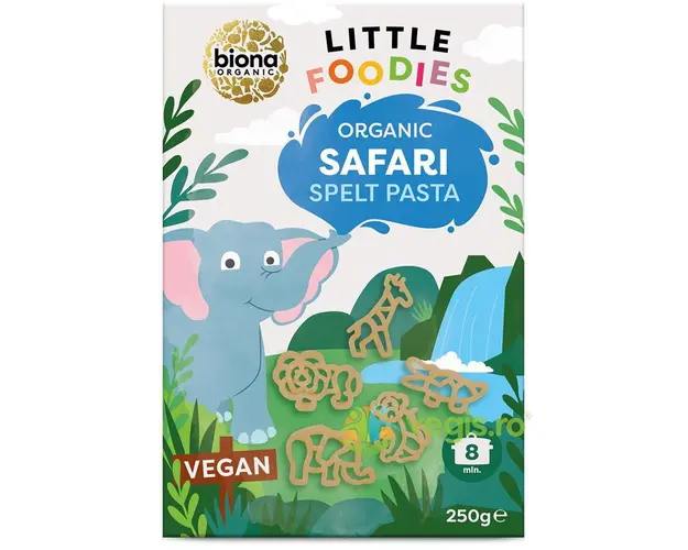 Paste din Spelta pentru Copii Safari Ecologice/Bio 250g