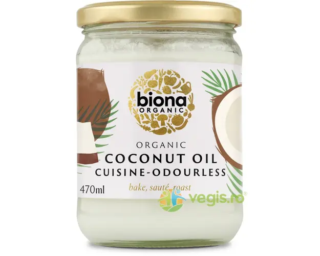 Ulei de Cocos fara Miros pentru Gatit Ecologic/Bio 470ml