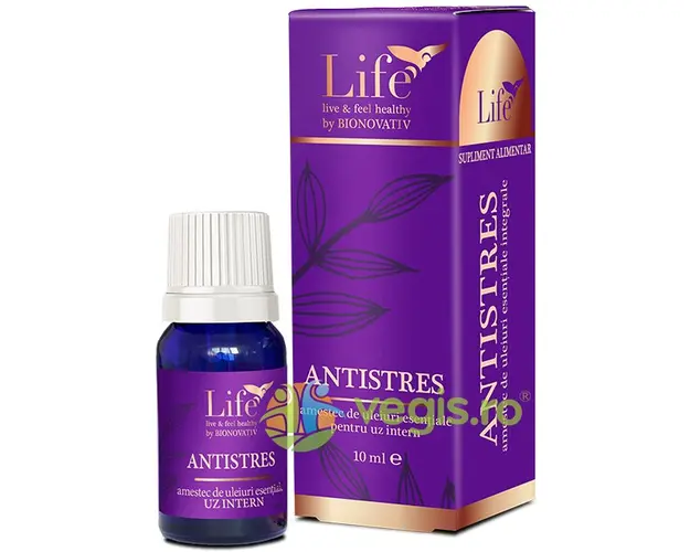 Antistres - Amestec de Uleiuri Esentiale pentru Uz Intern 10ml