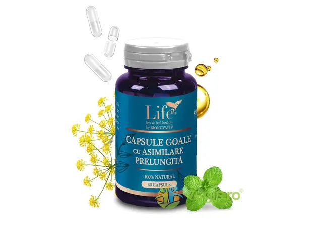 Capsule Goale cu Asimilare Prelungita 60cps