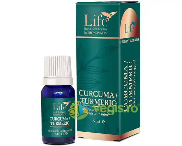 Ulei Esential Integral de Curcuma (Turmeric) pentru Uz Intern 5ml
