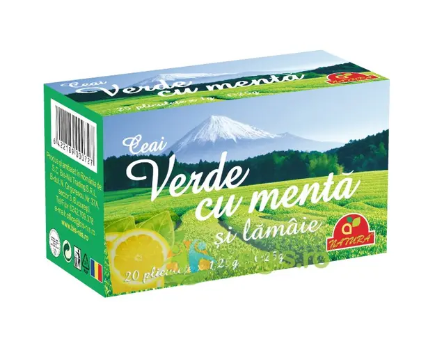 Ceai Verde cu Menta si Lamaie 20dz
