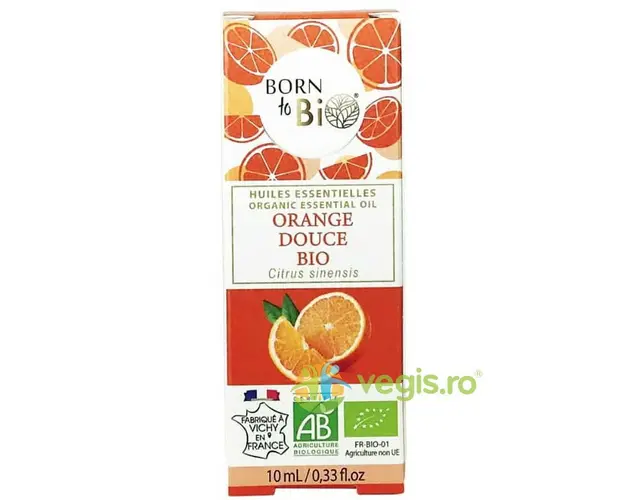 Ulei Esential de Portocale Dulci Ecologic/Bio 10ml