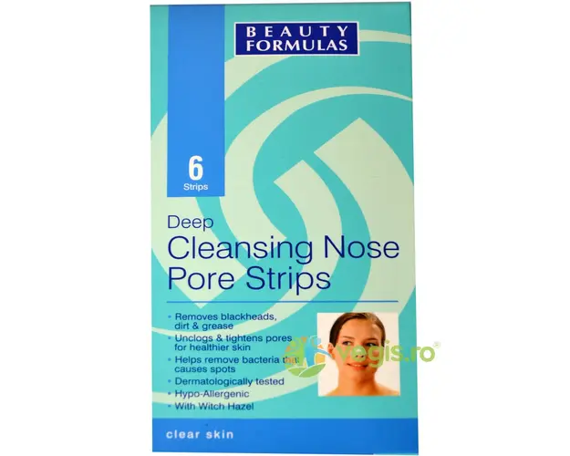 Benzi de Curatare Profunda a Porilor de pe Nas 6buc