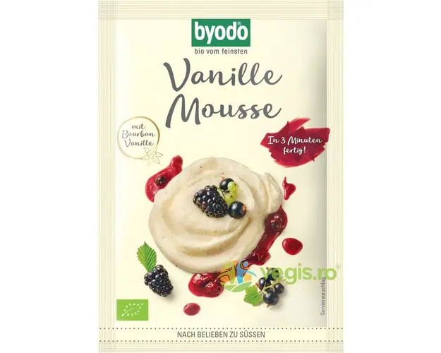 Mix pentru Mousse de Vanilie Fara Gluten Ecologic/Bio 36g