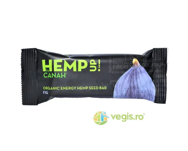 Baton Din Seminte De Canepa Cu Smochine Ecologic/Bio 48gr