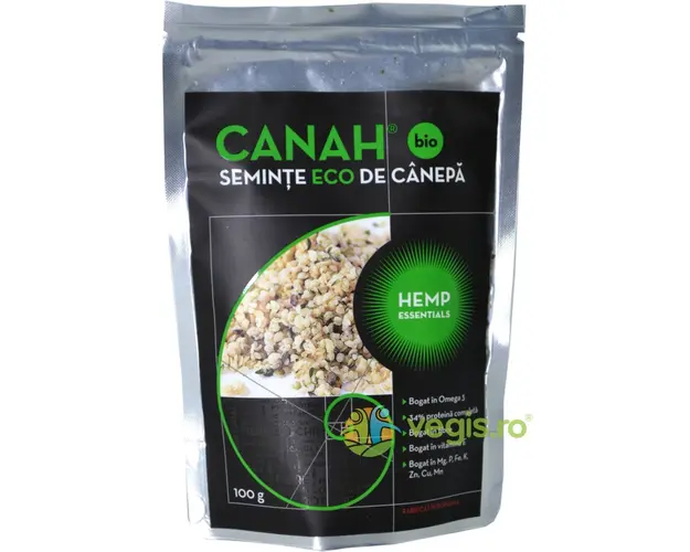 Seminte Decorticate de Canepa Ecologice/Bio 100g