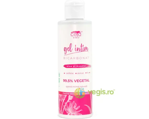 Gel Intim 99.5% Vegetal cu Bicarbonat 200ml