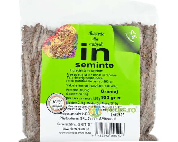 Seminte de in 100g