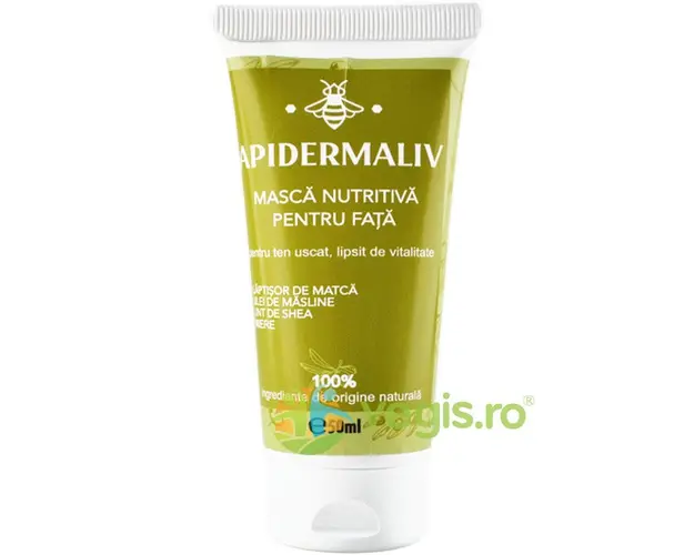 Masca Nutritiva de Fata cu Laptisor de Matca si Miere Apidermaliv 50ml