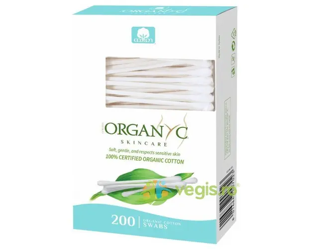 Betisoare cu Bumbac Organic 200buc