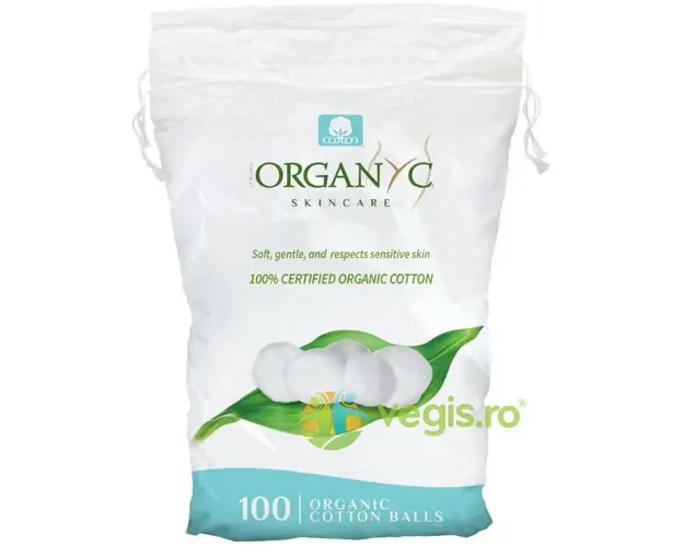 Bile de Vata din Bumbac Organic 100buc