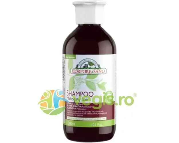 Sampon cu Henna pentru Par Saten - Roscat 300ml