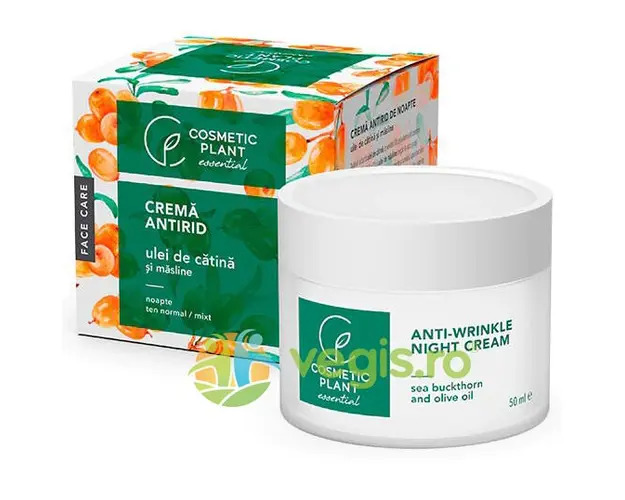 Crema Antirid de Noapte cu Ulei Catina si Masline 50ml
