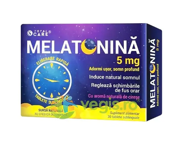 Melatonina 5mg Total Care 30tb sublinguale
