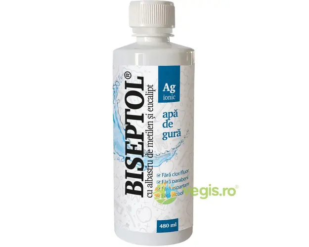 BiSeptol Apa de Gura cu Albastru de Metilen si Eucalipt 480ml