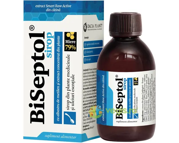 BiSeptol Sirop cu Albastru de Metilen 200ml