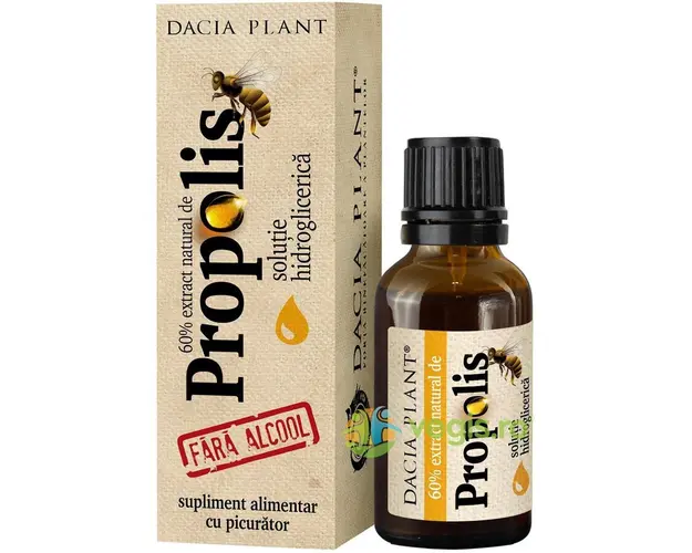 Propolis Fara Alcool Cu Picurator 20ml