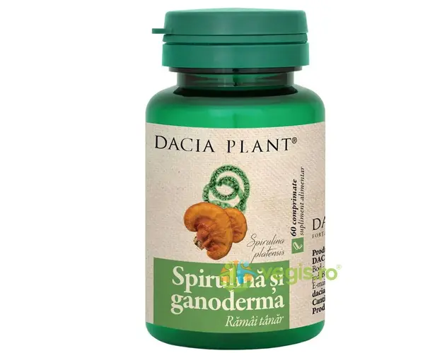 Spirulina si Ganoderma 60cpr
