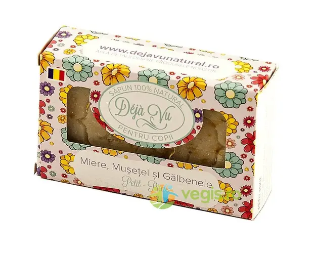 Sapun Natural Cu Miere, Musetel Si Galbenele 90gr