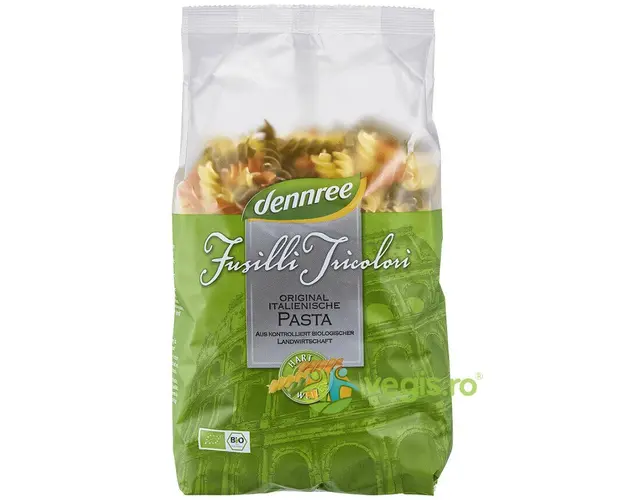Paste Fusilli Tricolore Ecologice/Bio 500g