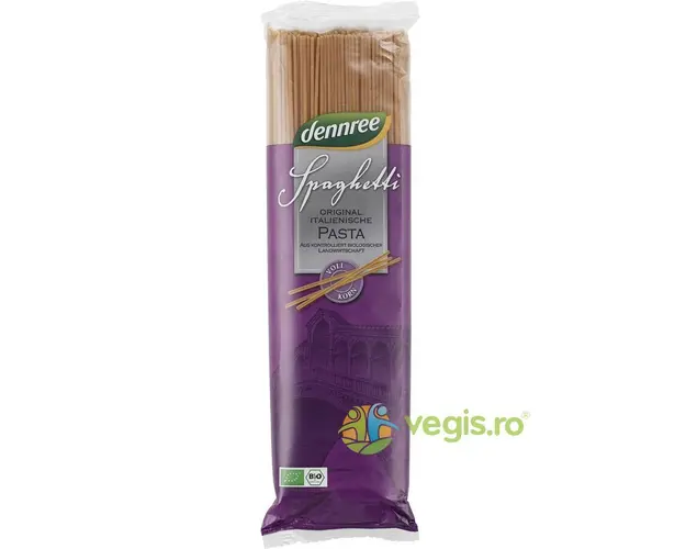Spaghetti din Grau Dur Integral Ecologice/Bio 500g