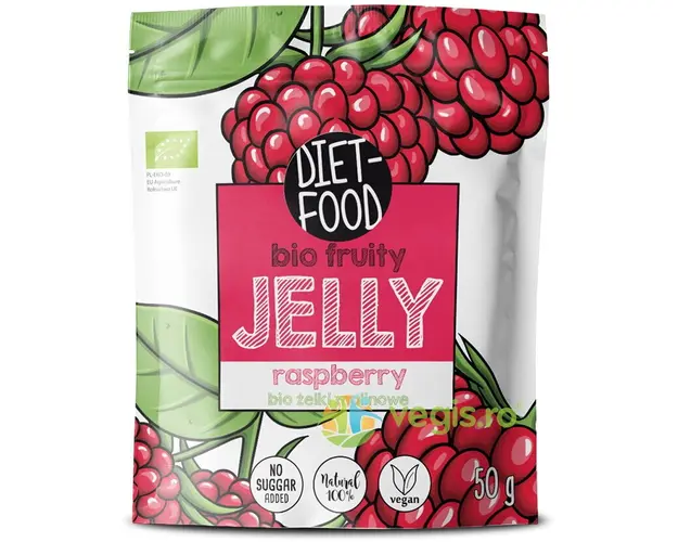 Jeleuri din Zmeura fara Zahar Ecologice/Bio 50g