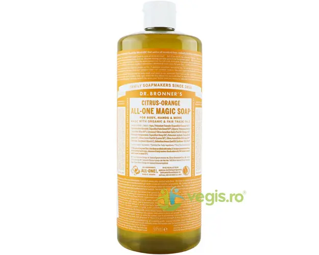 Sapun Lichid 18in1 cu Citrice All-One Magic Soap Bio 945ml