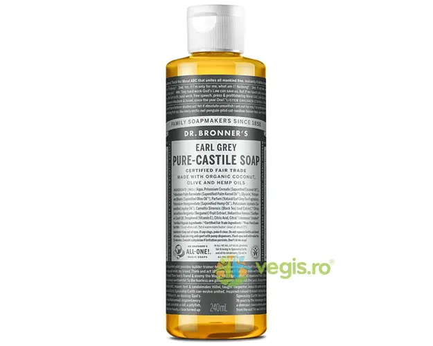 Sapun Lichid de Castilia 18in1 Early Grey Bio 240ml