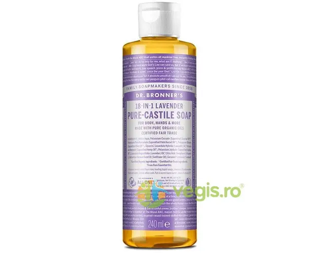 Sapun Lichid de Castilia 18in1 cu Lavanda Bio 240ml