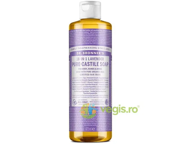 Sapun Lichid de Castilia 18in1 cu Lavanda Bio 475ml