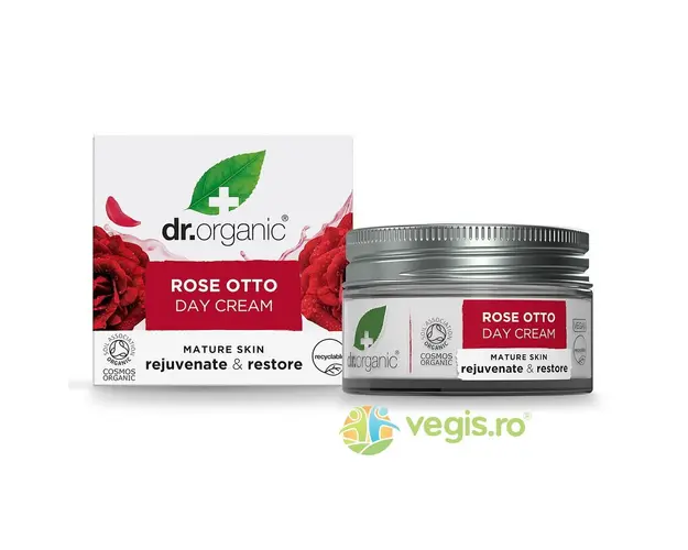 Crema de Zi cu Trandafir Bio 50ml
