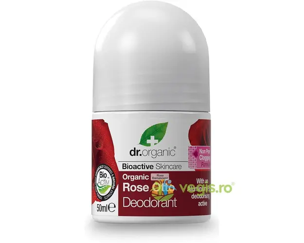 Deodorant Roll On cu Ulei de Trandafir 50ml