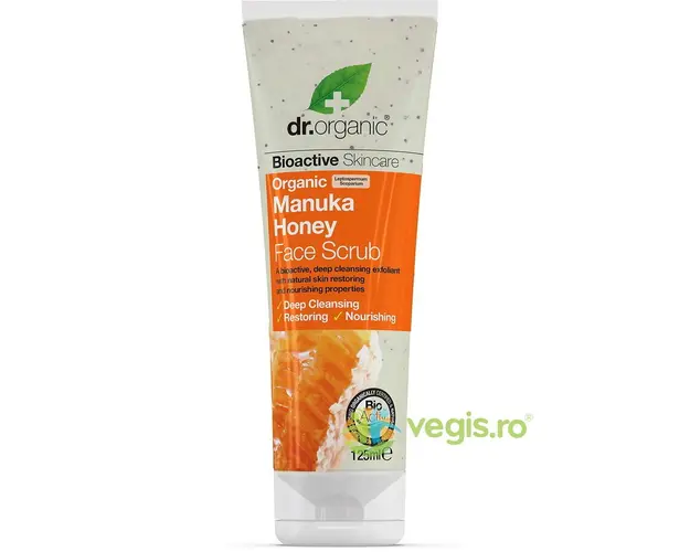 Scrub pentru Fata cu Miere de Manuka 125ml