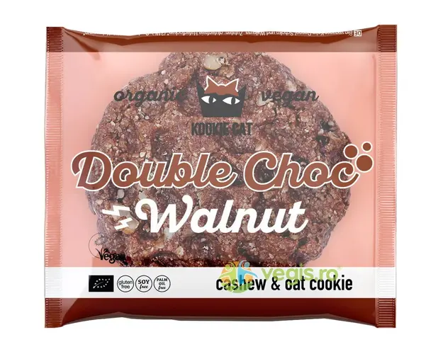 Cookie cu Ciocolata si Nuci fara Gluten Ecologica/Bio 50g