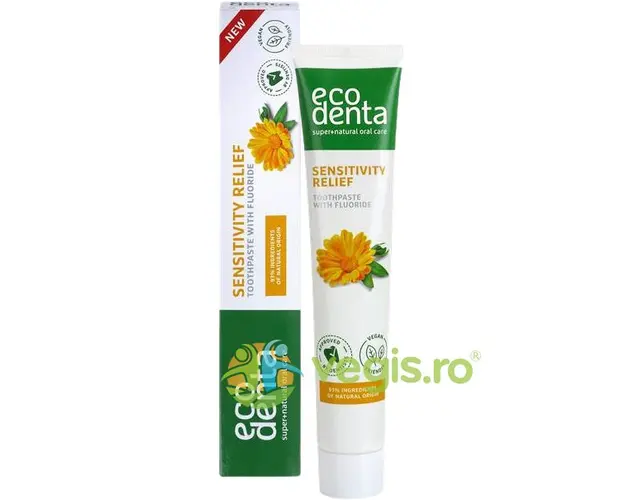 Pasta de Dinti Naturala pentru Dinti Sensibili cu Extract de Galbenele 75ml